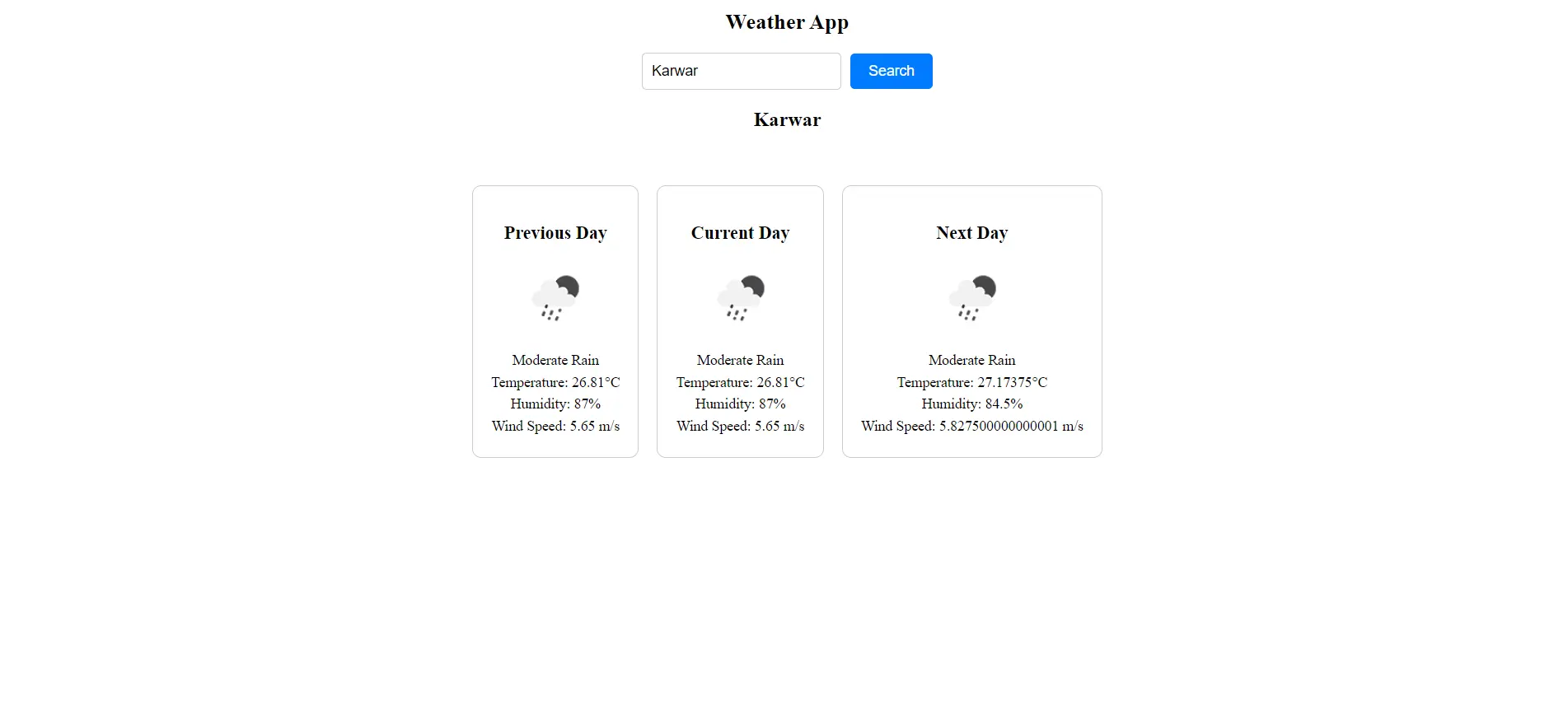 Weather App - Angular